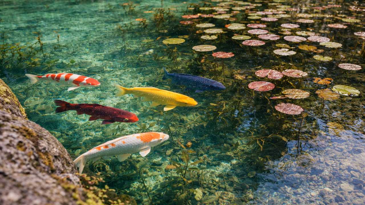 モネの池の全景