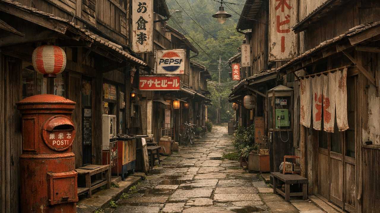 サイレントヒルf聖地巡礼で注目される飛騨金山のレトロな路地風景