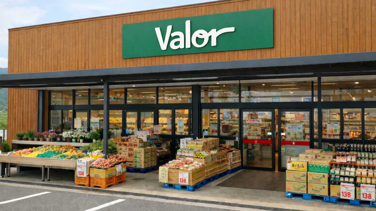 岐阜ローカルスーパーValorの外観