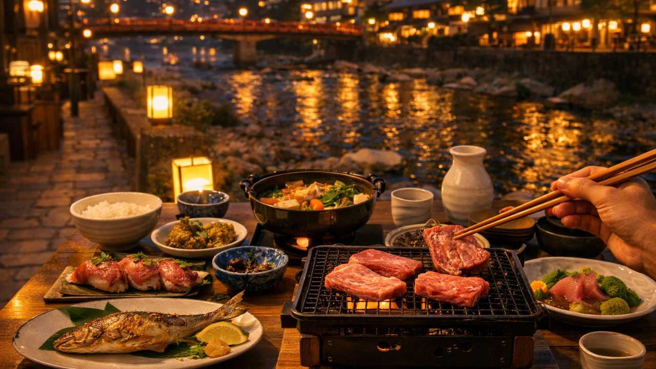 下呂温泉で夜に味わいたい飛騨牛と郷土料理