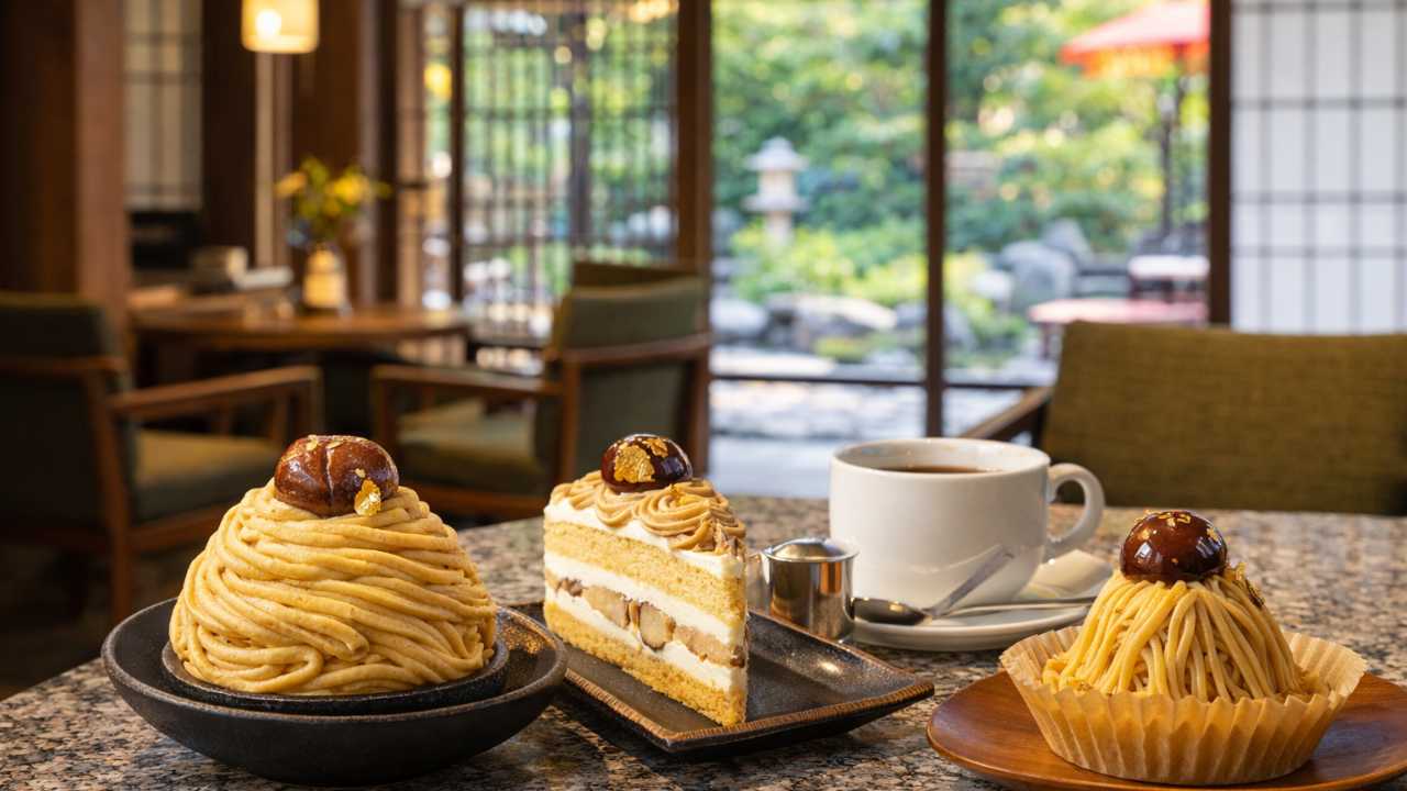 恵那川上屋 高山花筏店で味わう栗スイーツと喫茶空間