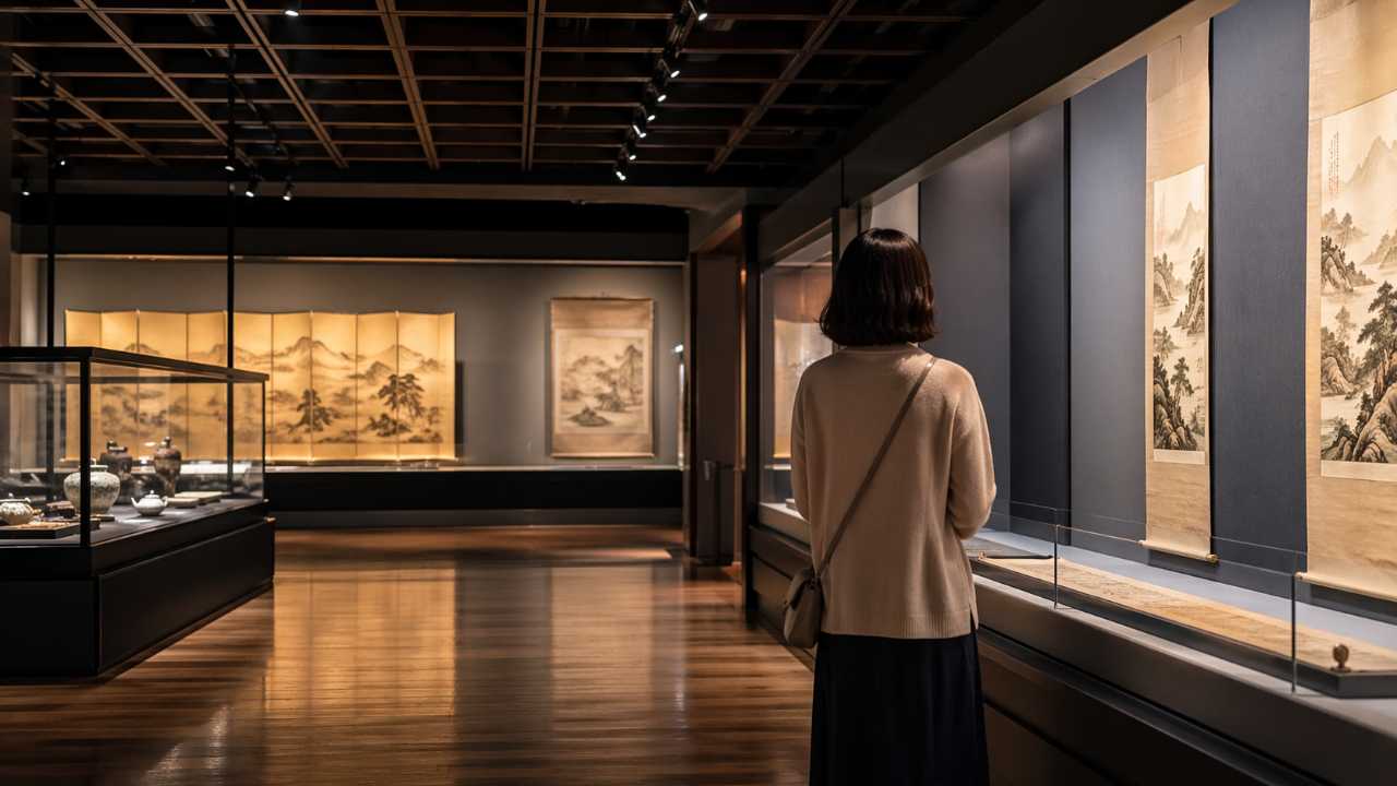 光ミュージアムを訪れる旅行者のイメージ写真