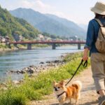 岐阜の犬連れ観光をテーマにしたブログ用アイキャッチ