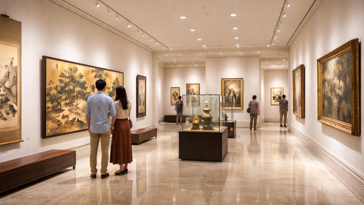 光ミュージアムの館内展示をモチーフにした画像